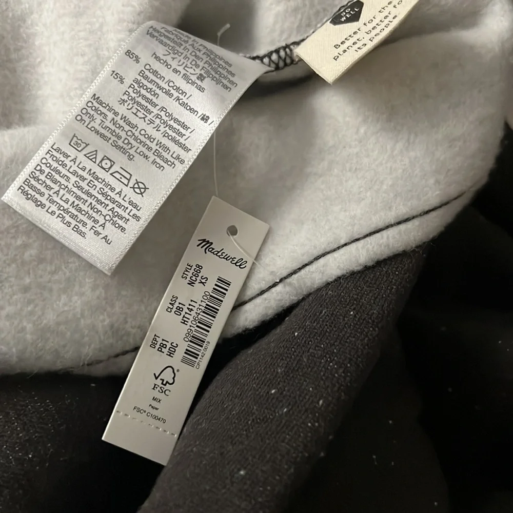 Madewell MWL Betterterry Relaxed Turtleneck Sweatshirt - Picture 5 of 7
